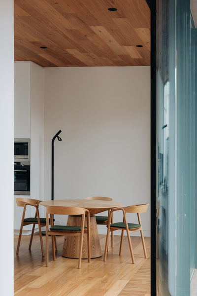 Interior and architectural detail at Armstrong House, Albert Park by WB Built