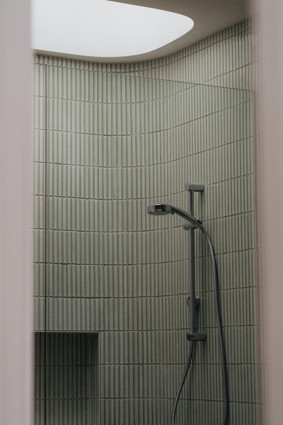 Interior and architectural detail at Armstrong House, Albert Park by WB Built