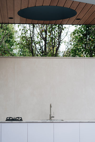 Interior and architectural detail at Armstrong House, Albert Park by WB Built
