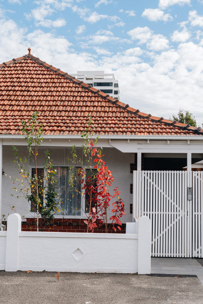 Interior and architectural detail at Armstrong House, Albert Park by WB Built