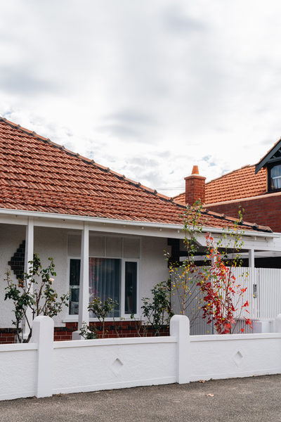 Interior and architectural detail at Armstrong House, Albert Park by WB Built