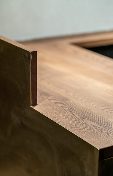 Hospitality fit-out and venue detail at BOYD'S, South Yarra by WB Built