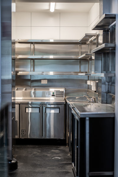 Hospitality fit-out and venue detail at BOYD'S, South Yarra by WB Built