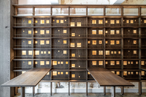 Hospitality fit-out and venue detail at BOYD'S, South Yarra by WB Built
