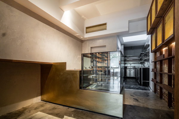 Hospitality fit-out and venue detail at BOYD'S, South Yarra by WB Built