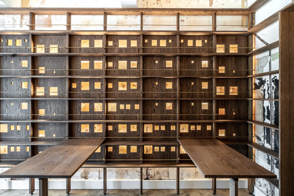 Hospitality fit-out and venue detail at BOYD'S, South Yarra by WB Built