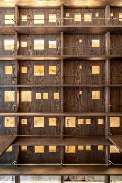 Hospitality fit-out and venue detail at BOYD'S, South Yarra by WB Built