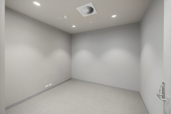 Commercial construction and fit-out detail at Brix Workplace, Hampton by WB Built