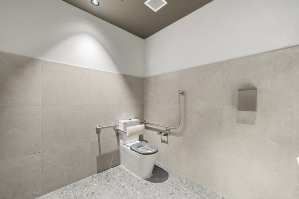 Commercial construction and fit-out detail at Brix Workplace, Hampton by WB Built