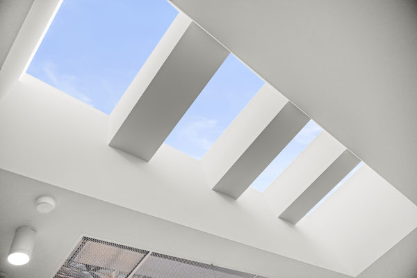 Commercial construction and fit-out detail at Brix Workplace, Hampton by WB Built