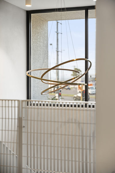 Commercial construction and fit-out detail at Brix Workplace, Hampton by WB Built