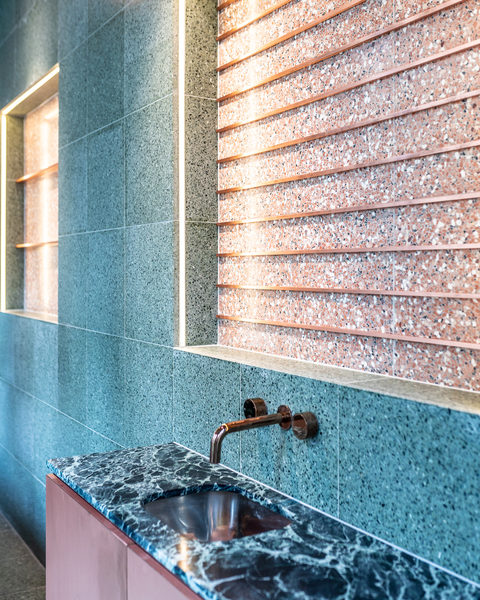 Hospitality fit-out and venue detail at Collins Arch Cafe, Melbourne by WB Built