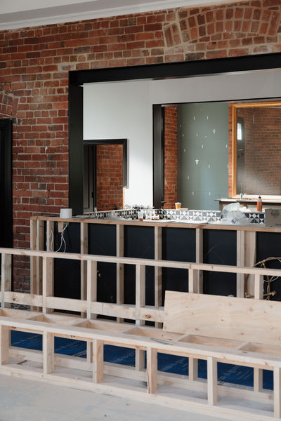 Hospitality fit-out and venue detail at Flying Duck Hotel, Prahran by WB Built