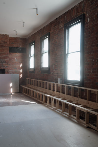 Hospitality fit-out and venue detail at Flying Duck Hotel, Prahran by WB Built