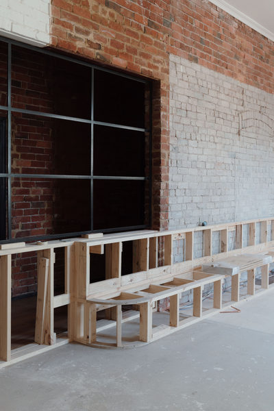 Hospitality fit-out and venue detail at Flying Duck Hotel, Prahran by WB Built