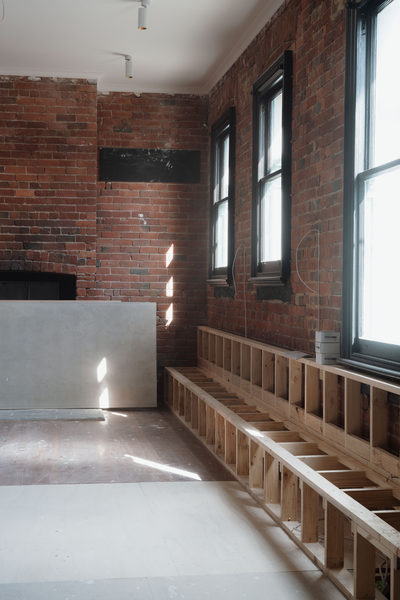 Hospitality fit-out and venue detail at Flying Duck Hotel, Prahran by WB Built