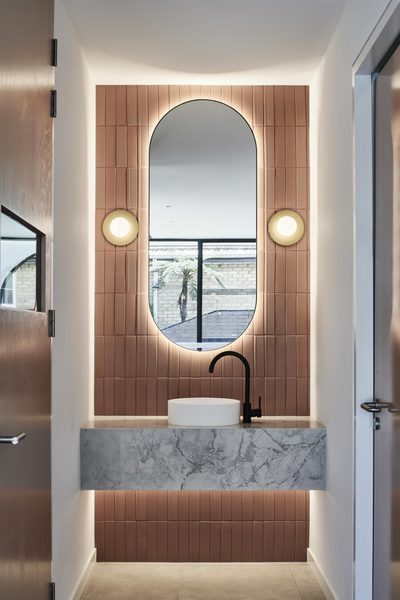 Commercial construction and fit-out detail at Glenroy Dental by WB Built