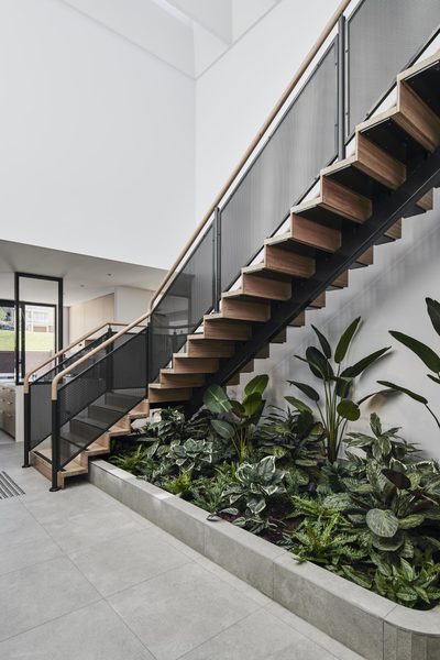 Commercial construction and fit-out detail at Glenroy Dental by WB Built