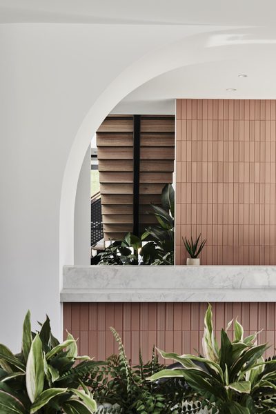 Commercial construction and fit-out detail at Glenroy Dental by WB Built