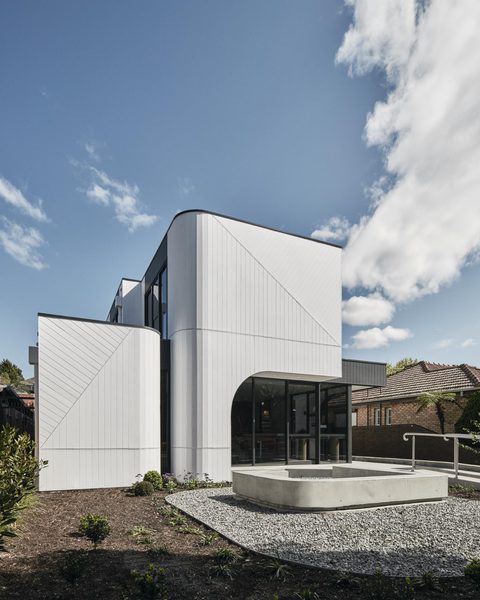 Commercial construction and fit-out detail at Glenroy Dental by WB Built