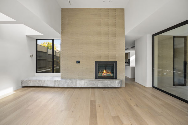 Interior and architectural detail at Hawthorn Garden House, Hawthorn by WB Built