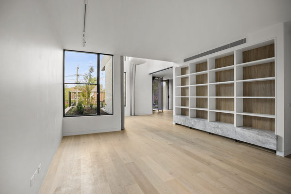 Interior and architectural detail at Hawthorn Garden House, Hawthorn by WB Built