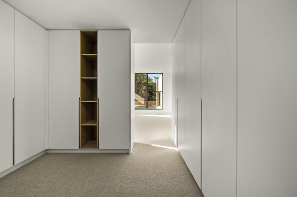 Interior and architectural detail at Hawthorn Garden House, Hawthorn by WB Built