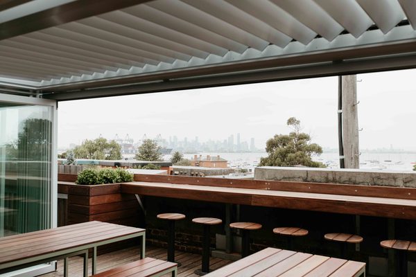 Hospitality fit-out and venue detail at Hobsons Bay Hotel, Williamstown by WB Built