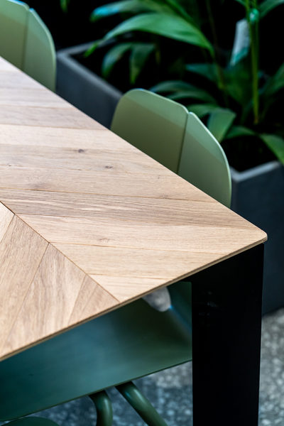Hospitality fit-out and venue detail at HOME CO by WB Built