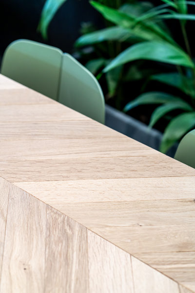 Hospitality fit-out and venue detail at HOME CO by WB Built