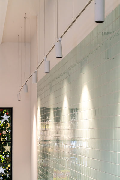 Hospitality fit-out and venue detail at HOME CO by WB Built