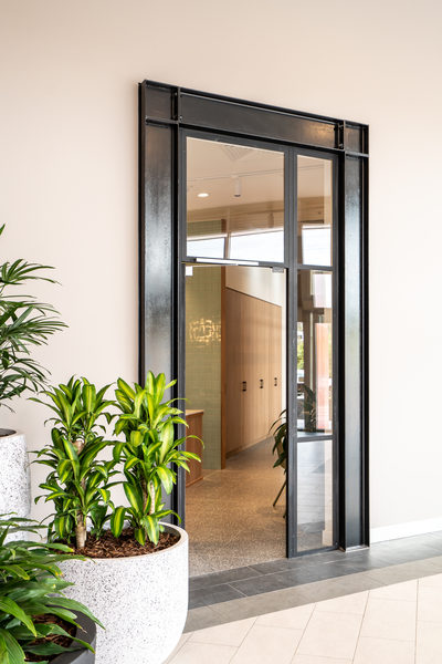 Hospitality fit-out and venue detail at HOME CO by WB Built