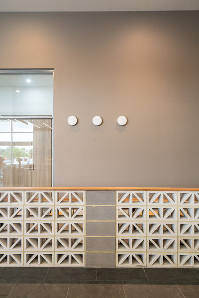 Hospitality fit-out and venue detail at HOME CO by WB Built