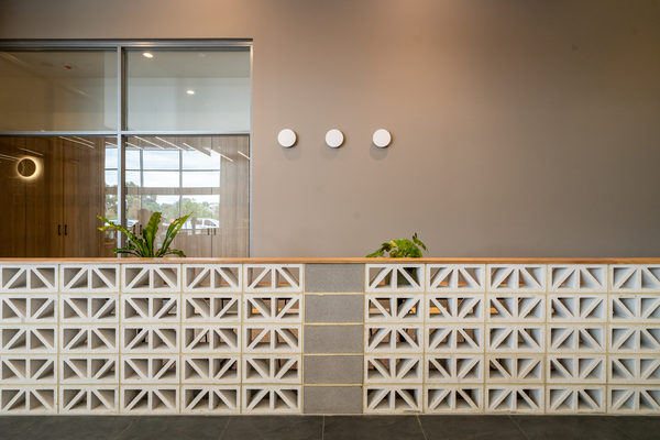 Hospitality fit-out and venue detail at HOME CO by WB Built