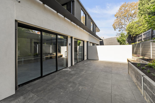 Interior and architectural detail at Hotham Hill Apartments, North Melbourne multi-residential project by WB Built