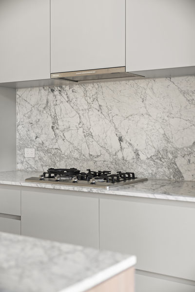 Interior and architectural detail at Hotham Hill Apartments, North Melbourne multi-residential project by WB Built