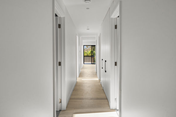 Interior and architectural detail at Hotham Hill Apartments, North Melbourne multi-residential project by WB Built