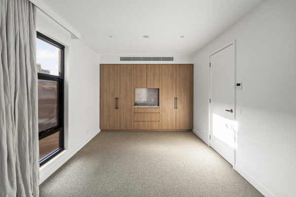 Interior and architectural detail at Hotham Hill Apartments, North Melbourne multi-residential project by WB Built