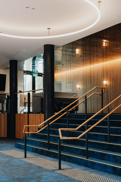 Commercial construction and fit-out detail at Ivanhoe Girls Grammar School by WB Built