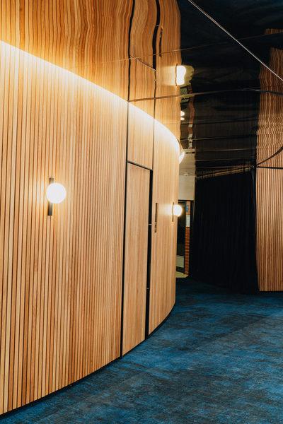 Commercial construction and fit-out detail at Ivanhoe Girls Grammar School by WB Built