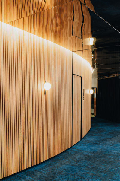 Commercial construction and fit-out detail at Ivanhoe Girls Grammar School by WB Built