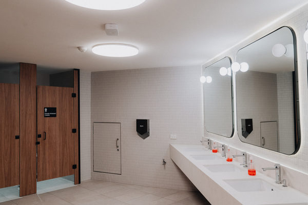 Commercial construction and fit-out detail at Ivanhoe Girls Grammar School by WB Built