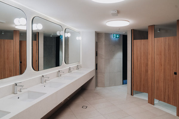 Commercial construction and fit-out detail at Ivanhoe Girls Grammar School by WB Built