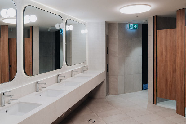 Commercial construction and fit-out detail at Ivanhoe Girls Grammar School by WB Built