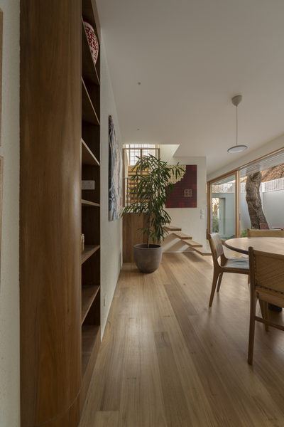 Interior and architectural detail at Kerr Street, Fitzroy multi-residential project by WB Built