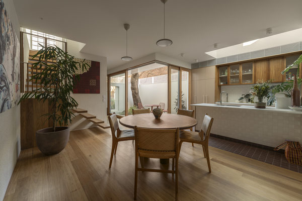 Interior and architectural detail at Kerr Street, Fitzroy multi-residential project by WB Built