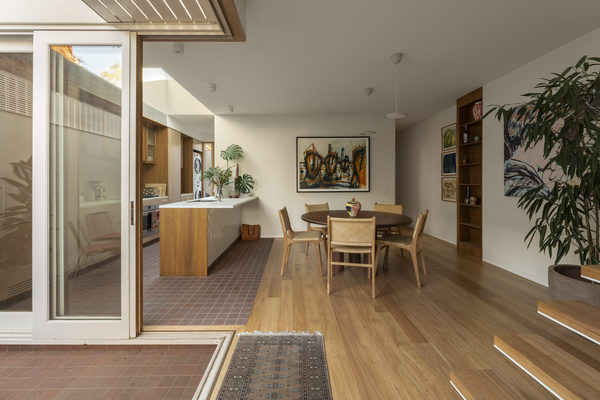 Interior and architectural detail at Kerr Street, Fitzroy multi-residential project by WB Built