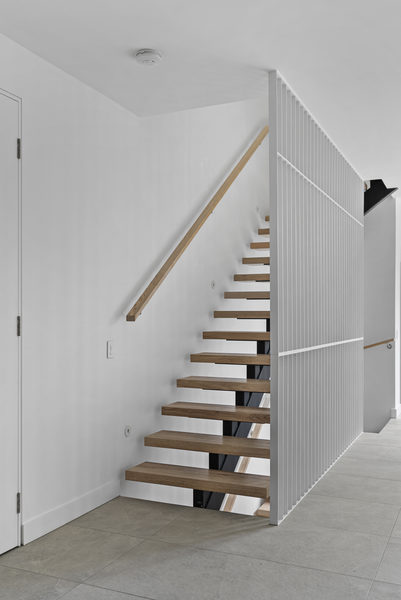 Interior and architectural detail at Malvern East multi-residential project by WB Built