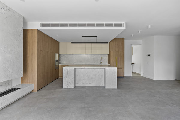 Interior and architectural detail at Malvern East multi-residential project by WB Built