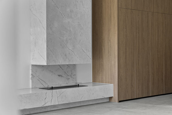 Interior and architectural detail at Malvern East multi-residential project by WB Built